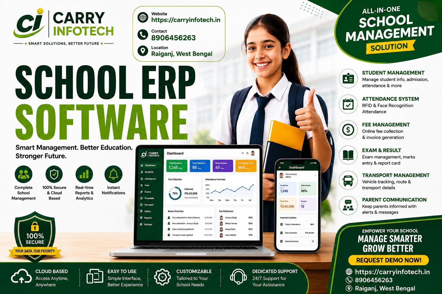 Best School ERP Software in West Bengal 2026